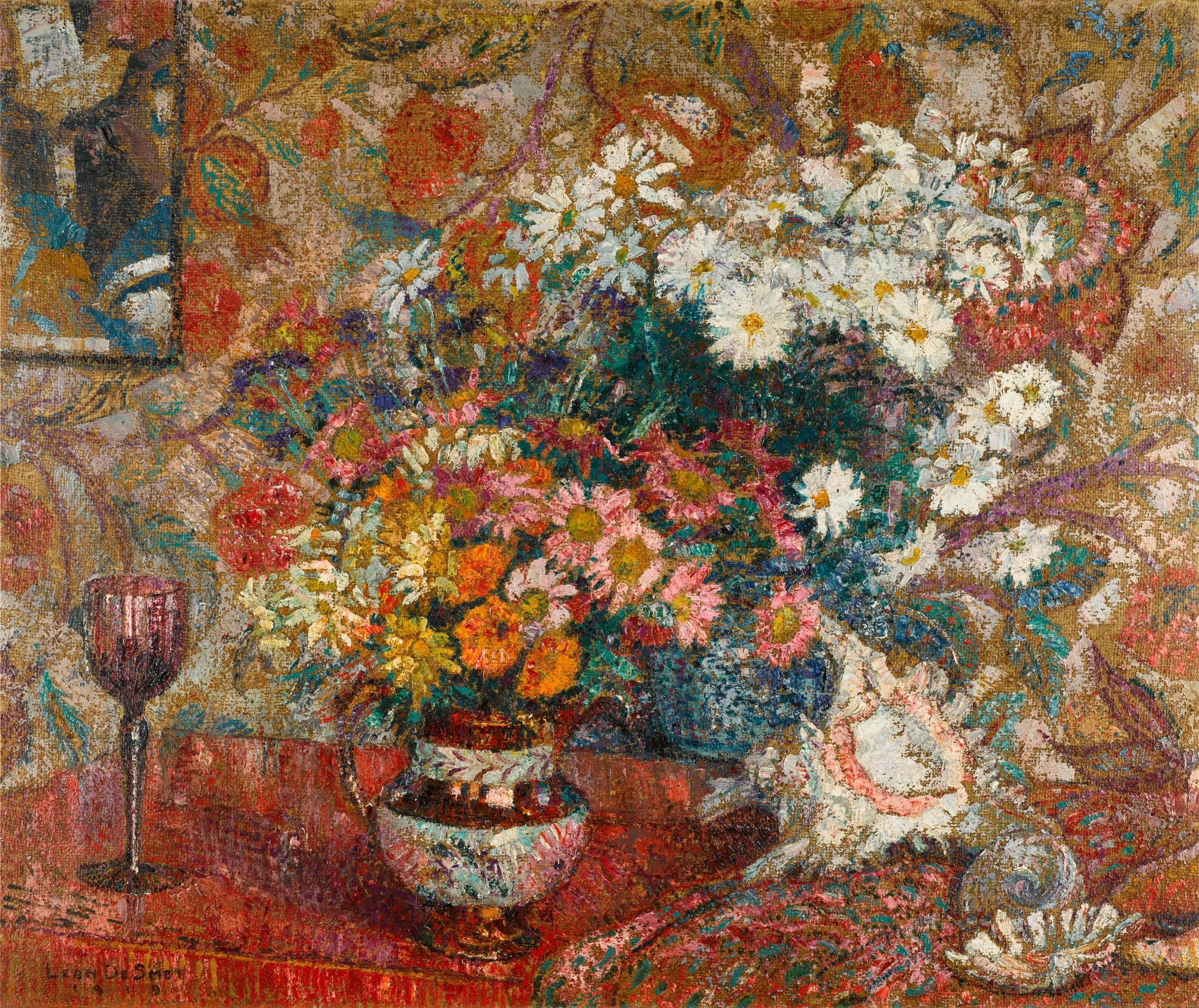 Léon de Smet - Nature morte (Bouquet de fleurs)