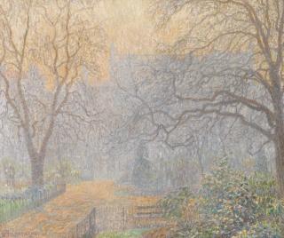 Léon De Smet - Park In The Morning Mist (Hyde Park)