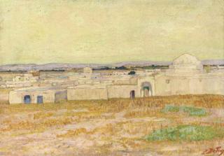 Leon Detroy - Ville au Maroc
