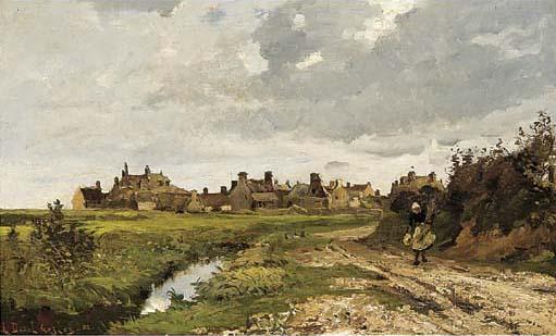 Léon Duval-Gozlan - Le partie de la village