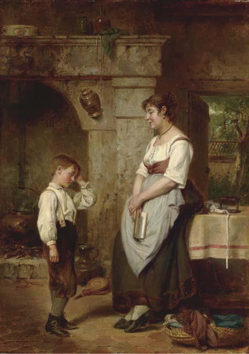 Léon Emile Caille - The Lesson