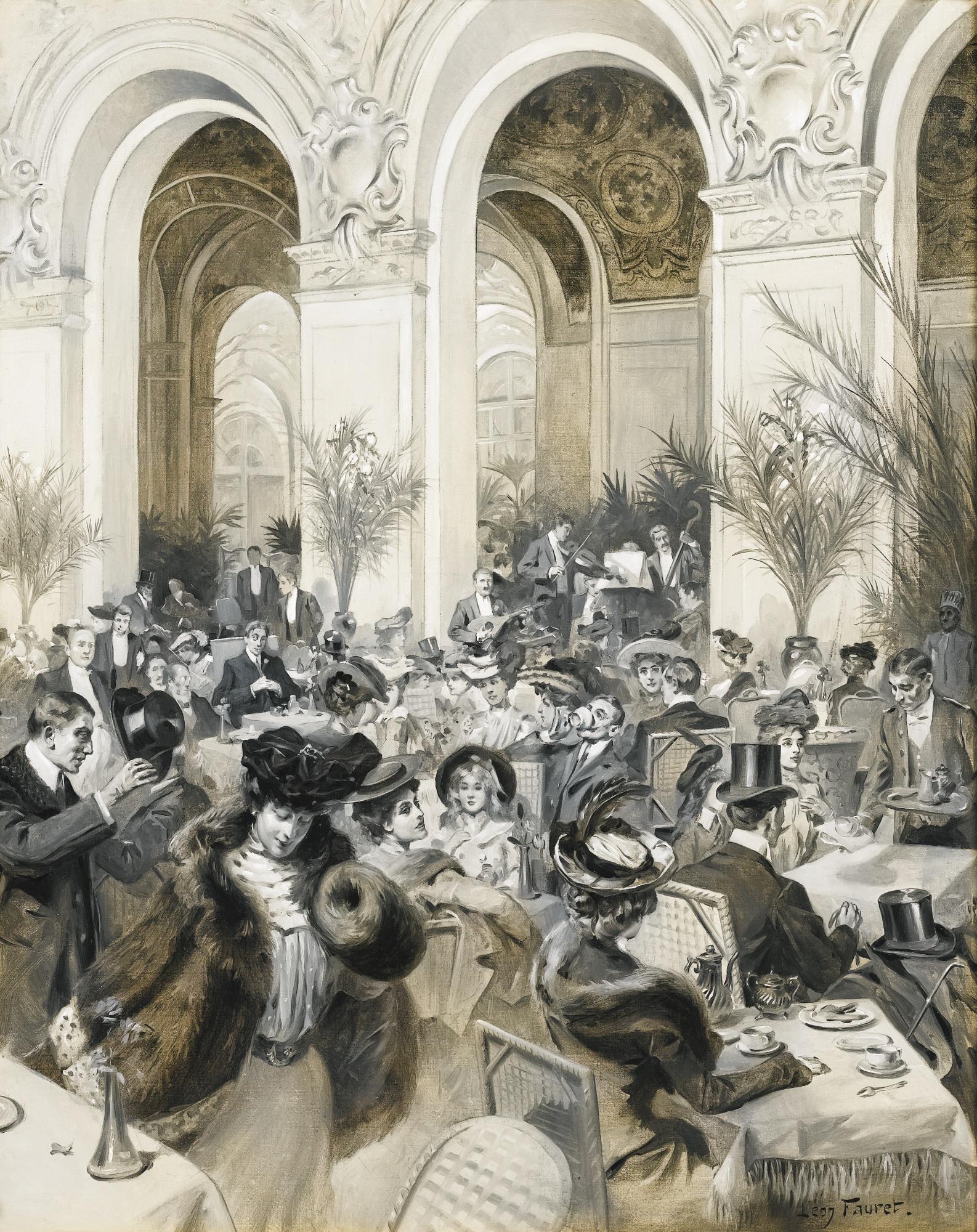 Léon Fauret - French Concert At The Café De La Paix, Paris
