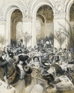 Léon Fauret - French Concert At The Café De La Paix, Paris
