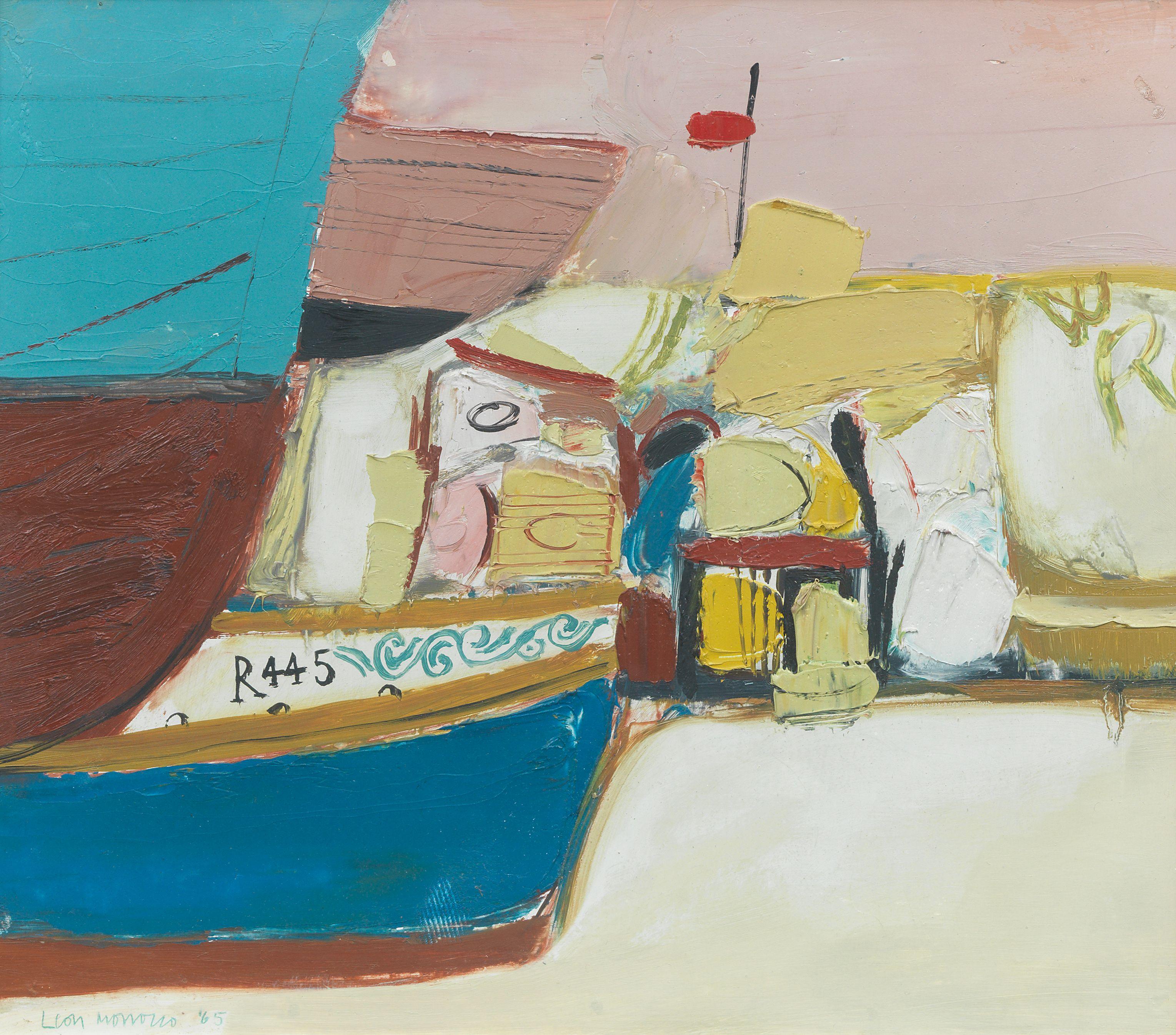 Leon Francesco Morrocco RSA RGI - Beached Boats, Gourdon