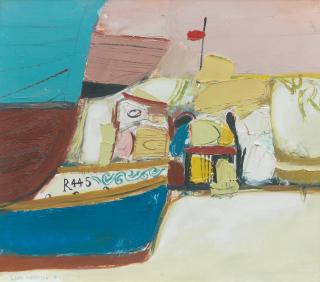 Leon Francesco Morrocco RSA RGI - Beached Boats, Gourdon