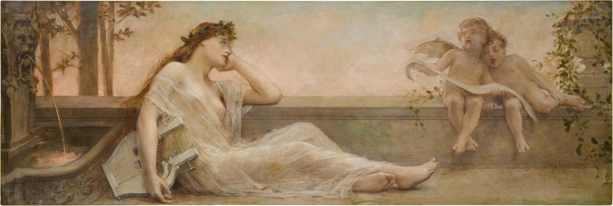 Lêon François Comerre - Daydreaming at Dusk