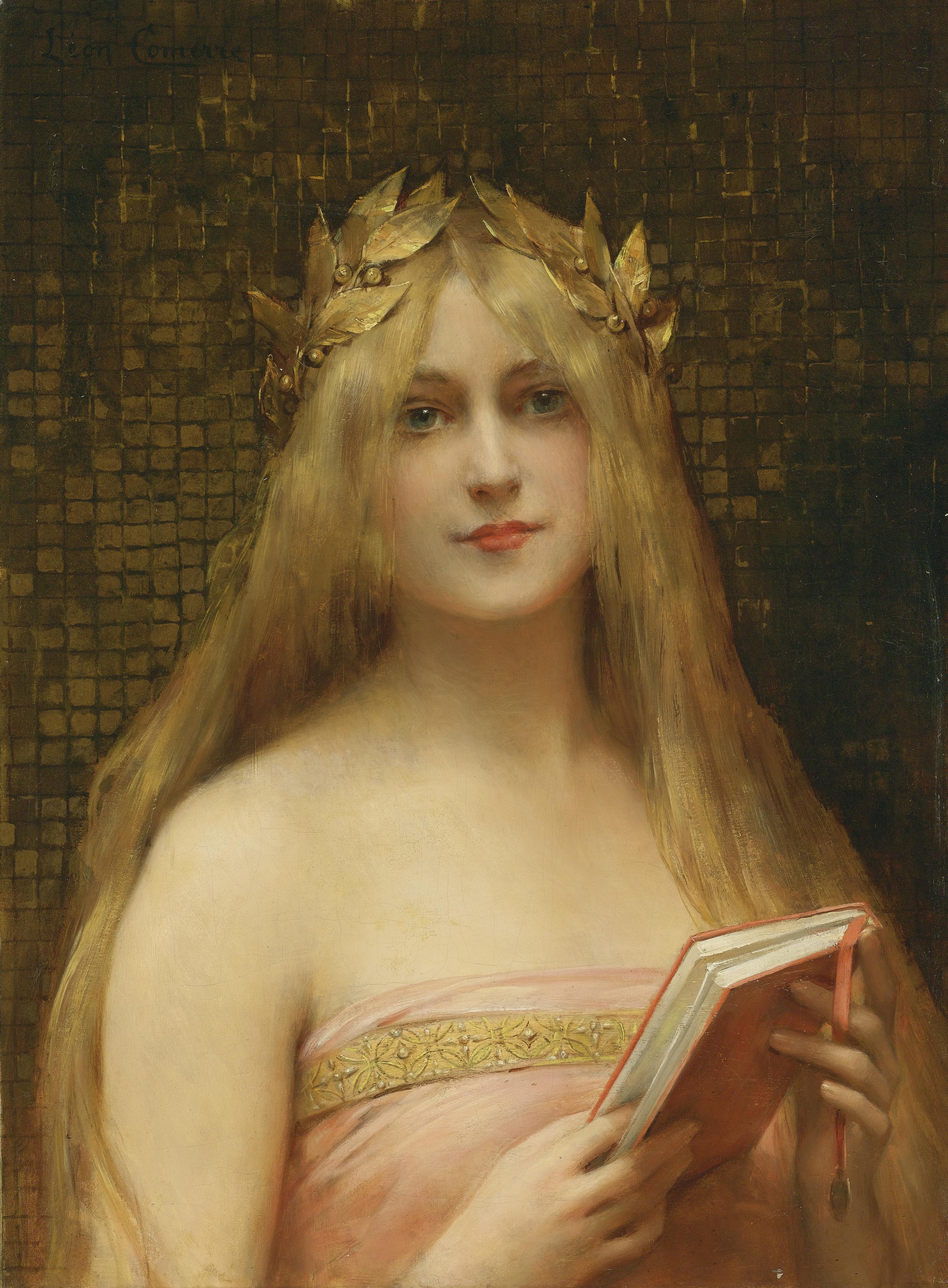 Léon François Comerre - French a Classical Beauty