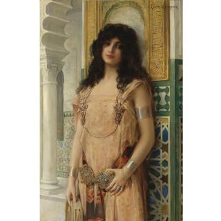 Léon François Comerre - French an Eastern Beauty