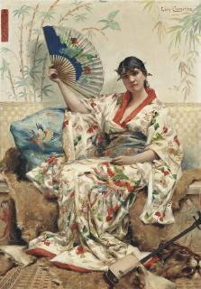 Léon François Comerre - La Japonaise