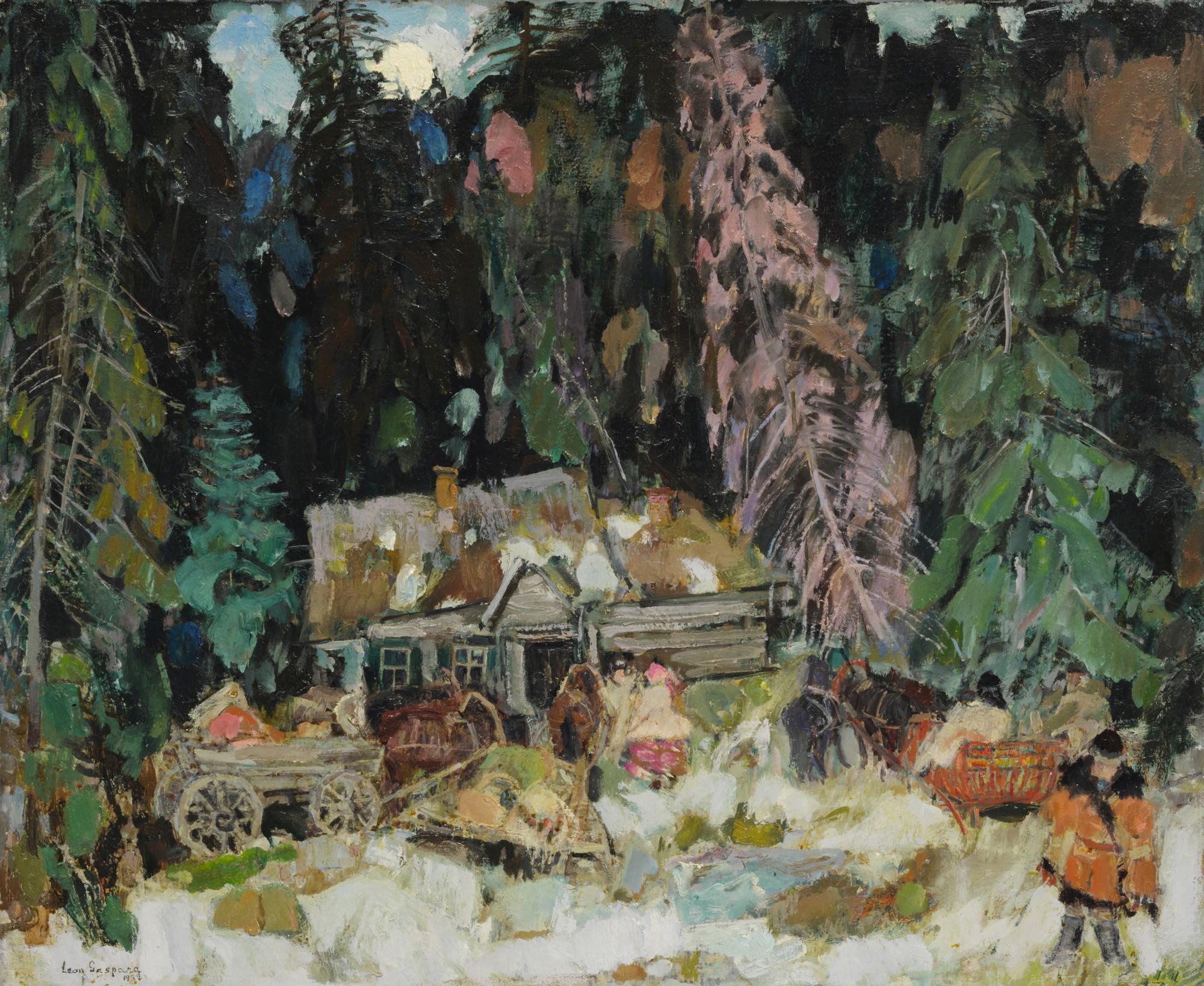 Leon Gaspard - Moonlight - Trading Post - Siberia