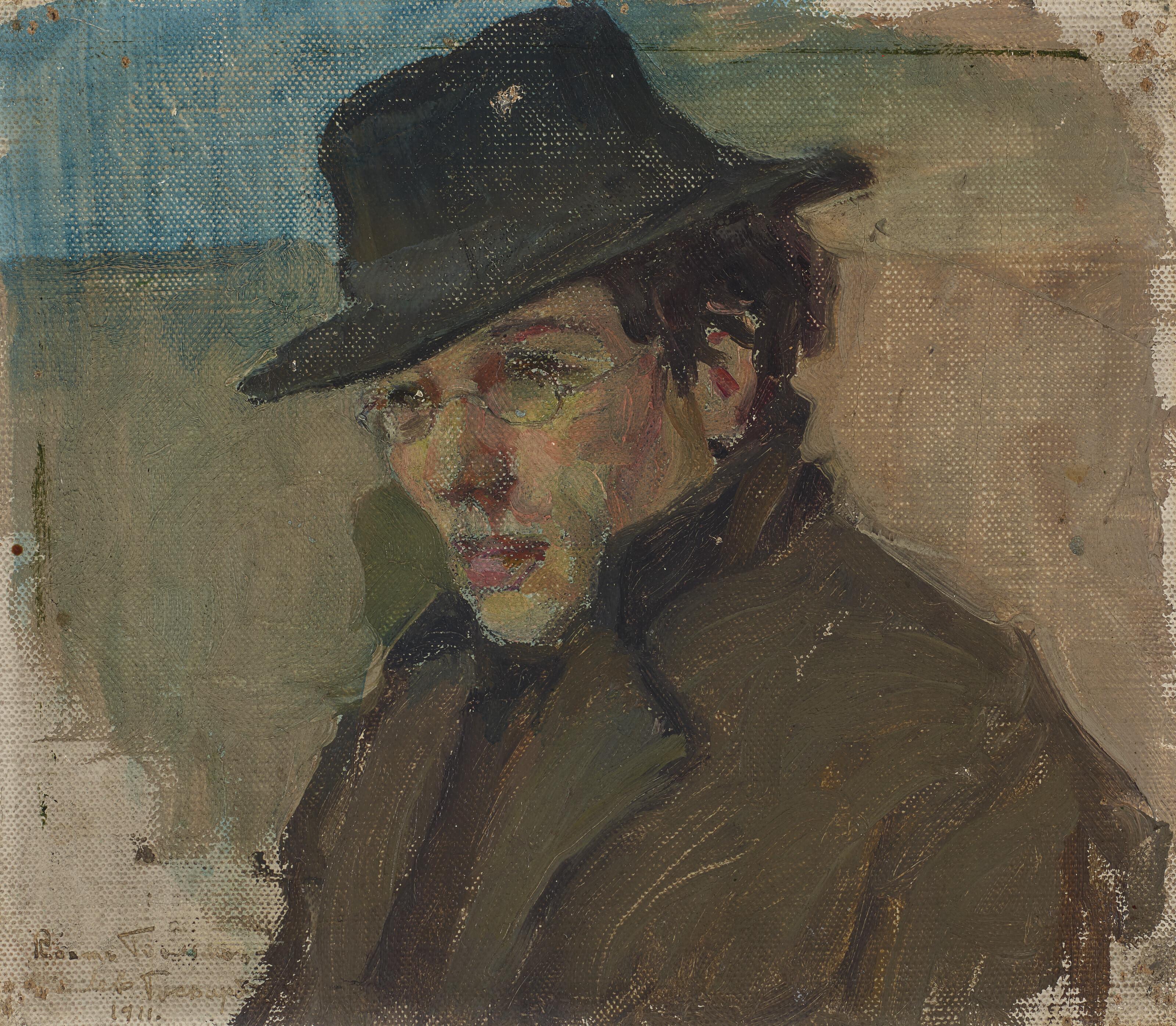 Leon Gaspard - Portrait of Marc Chagall