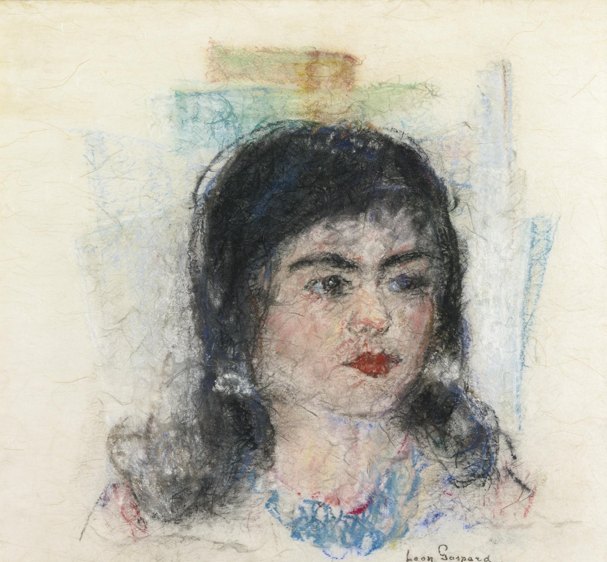 Leon Gaspard - Portrait Of The Artist\'S Wife