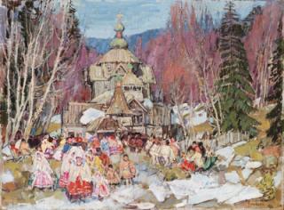 Leon Gaspard - Siberian Wedding Scene