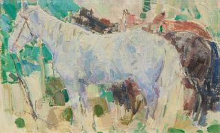 Leon Gaspard - Urga Horses