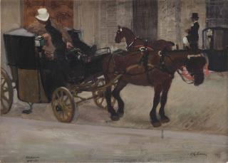 Léon-Georges-Jean-Baptiste Carré - Les caleches