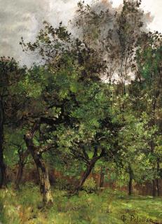 Leon-Germain Pelouse - Wooded landscape