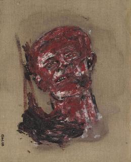 Leon Golub - Head-Napalmed