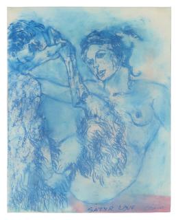 Leon Golub - Satyr Love II