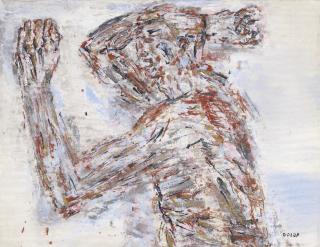 Leon Golub - Untitled (Combat)