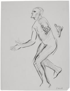 Leon Golub - Untitled (Male Figure)