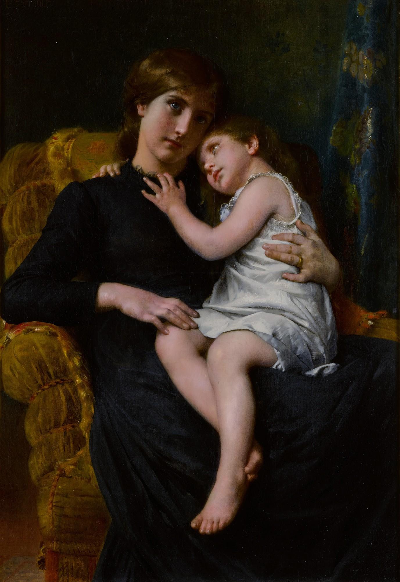 Léon-Jean-Basile Perrault - A Warm Embrace