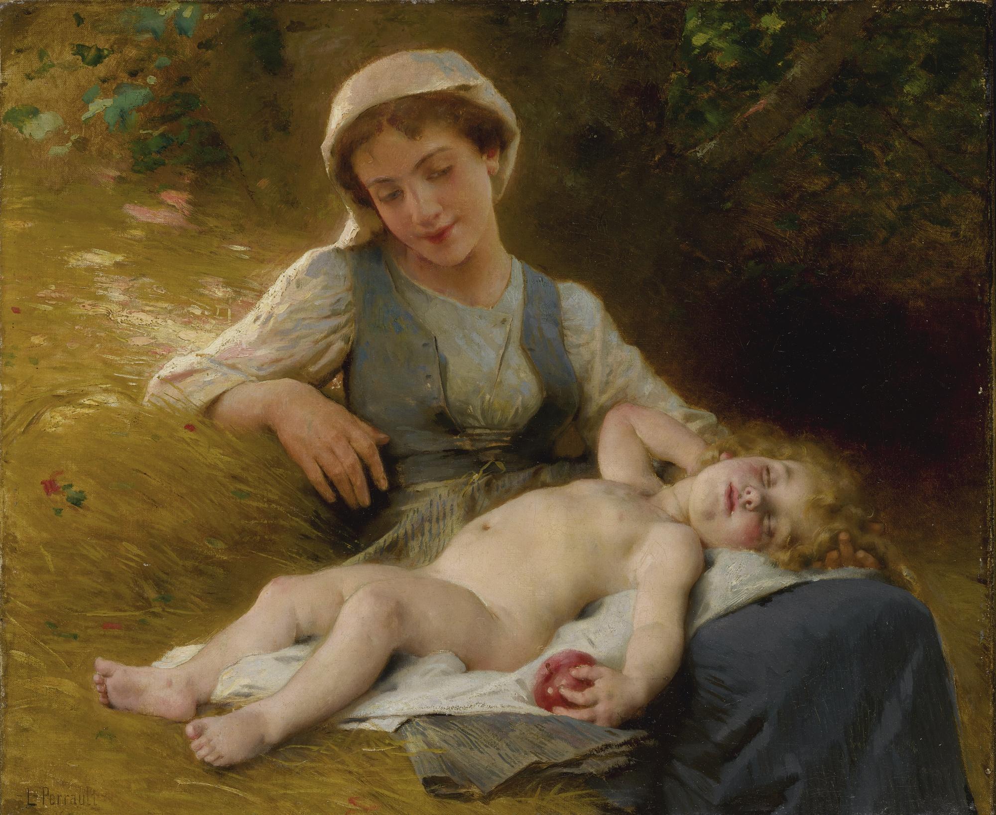 Léon-Jean-Basile Perrault - French Fast Asleep