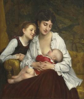 Léon-Jean-Basile Perrault - French Motherly Love
