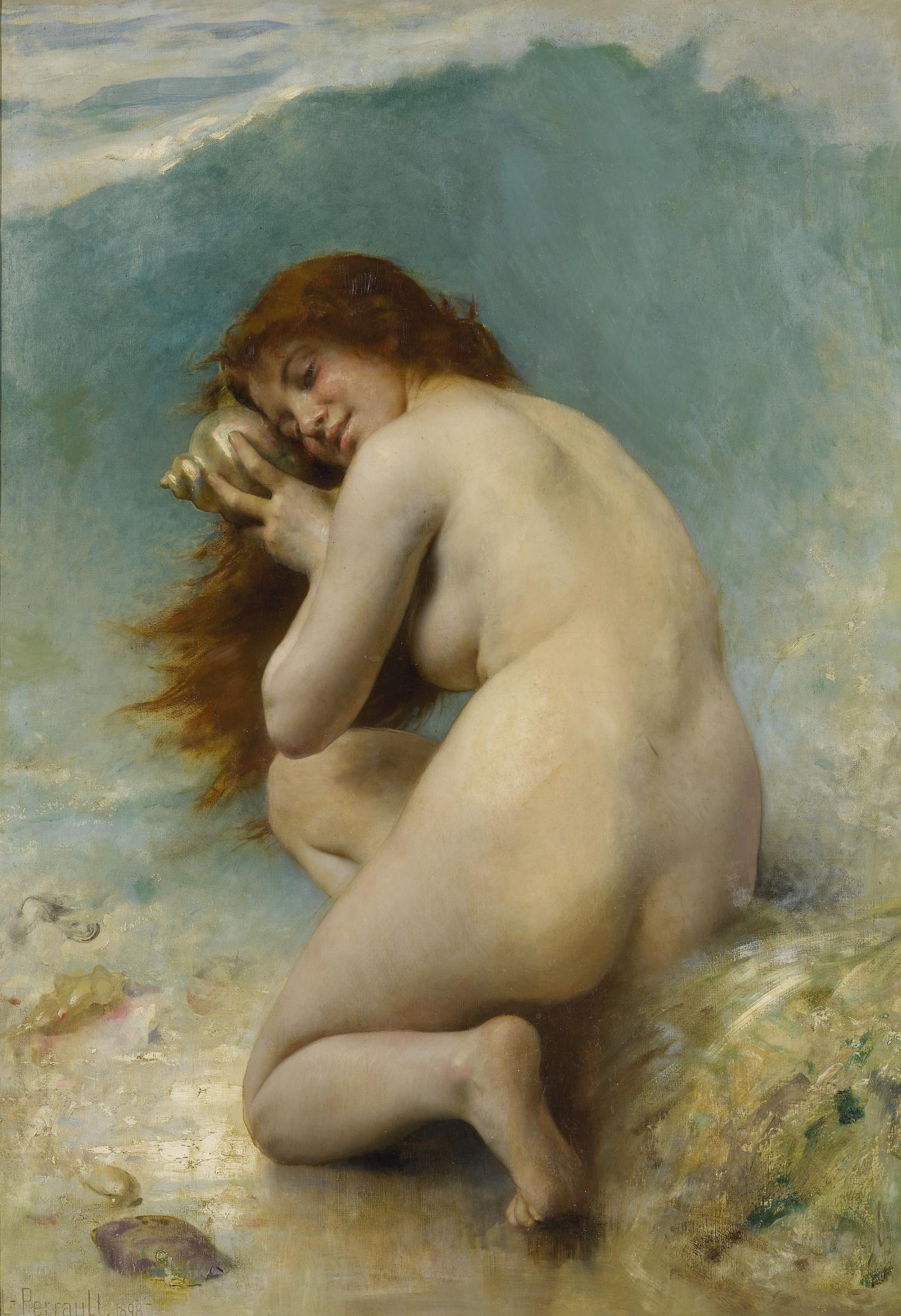 Léon-Jean-Basile Perrault - French nymphe Des Eaux