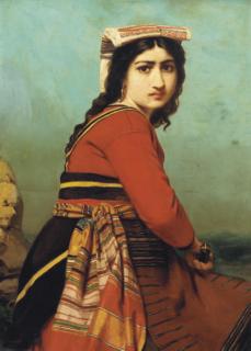 Leon-Jean-Basile Perrault - Gypsy Girl