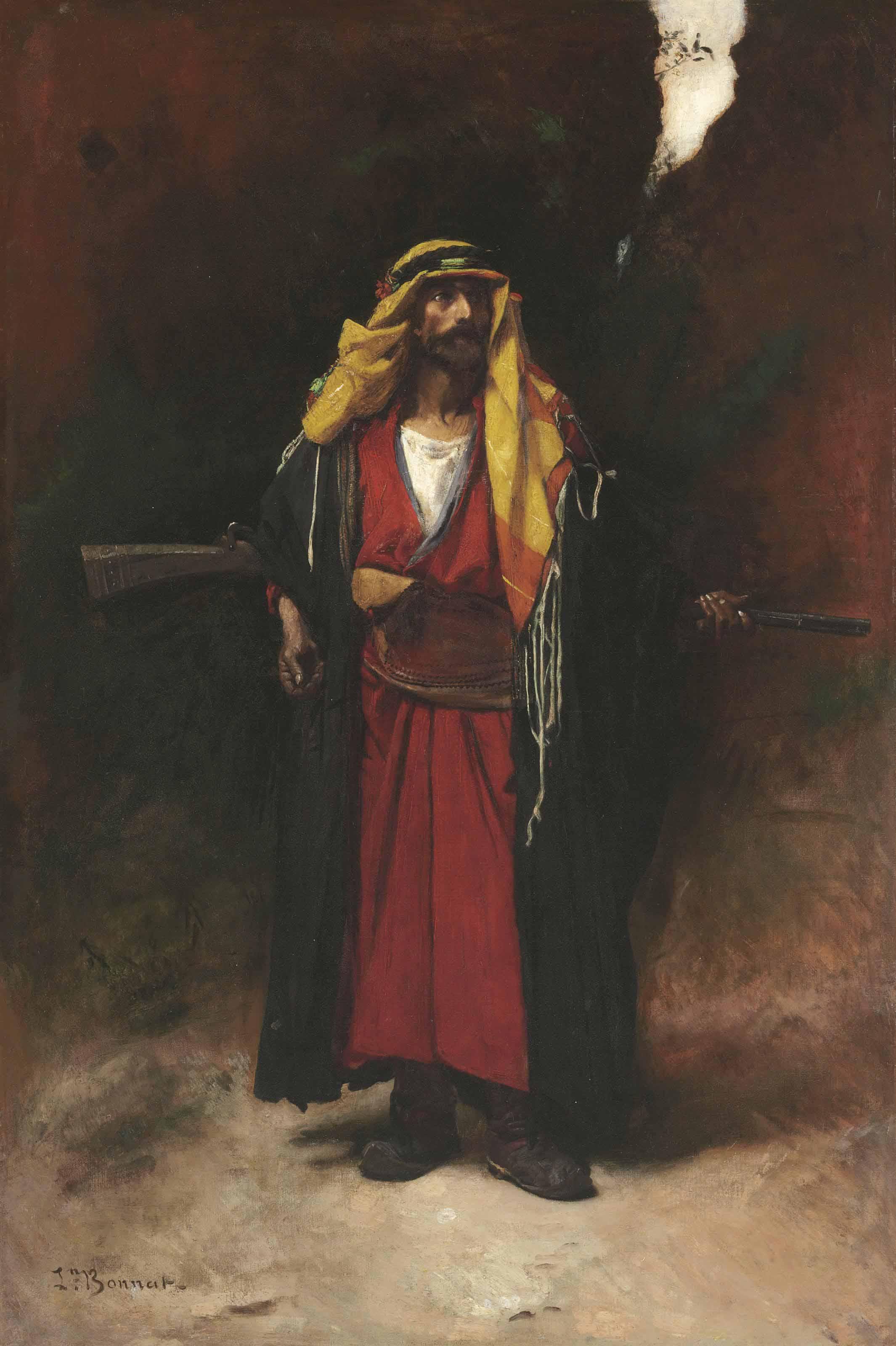 Léon Joseph Florentin Bonnat - An Arab Guard