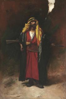 Léon Joseph Florentin Bonnat - An Arab Guard
