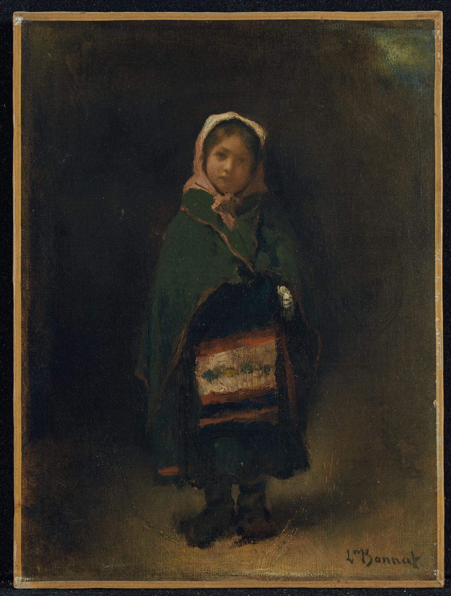 Léon Joseph Florentin Bonnat - Fillette emmitouflée