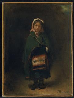 Léon Joseph Florentin Bonnat - Fillette emmitouflée