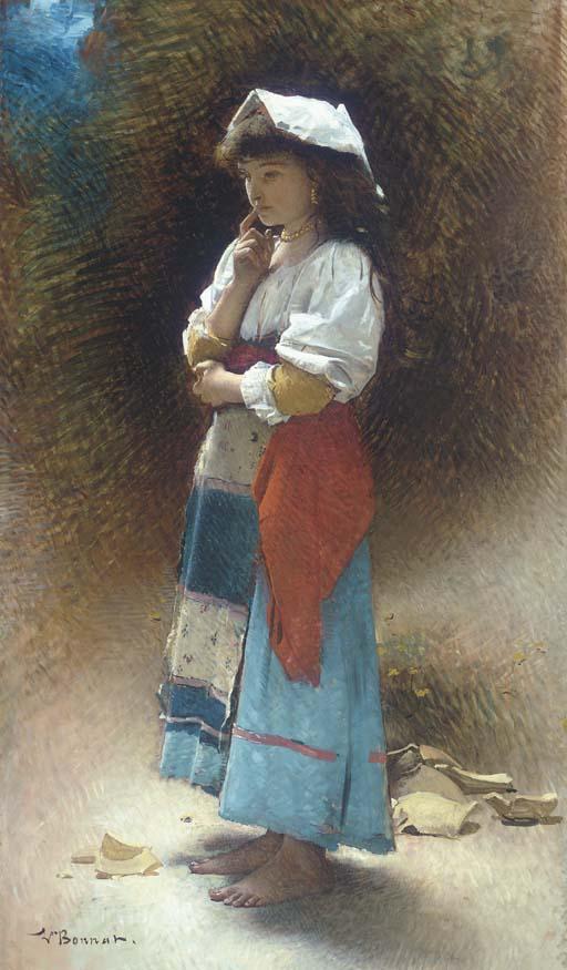 Léon Joseph Florentin Bonnat - The Broken Pitcher