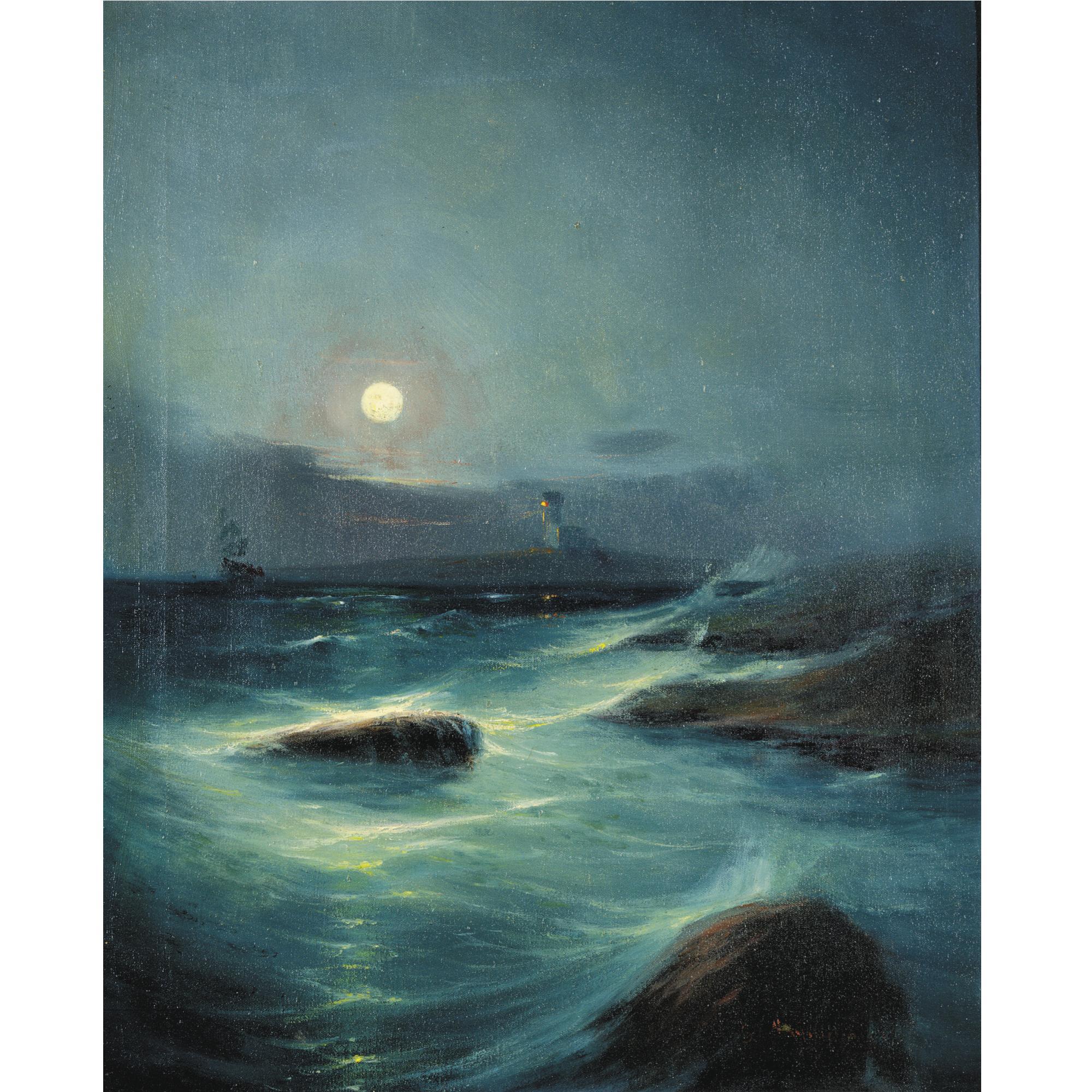 Leon Kalogeropoulos - Stormy Seas In Moonlight