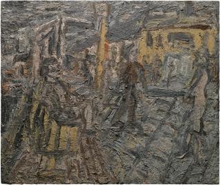 Leon Kossoff - Bus Stop, Willesden
