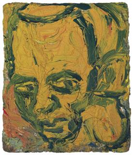 Leon Kossoff - Self-Portrait No. 4