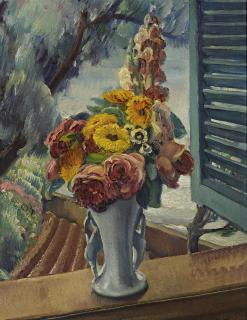 Leon Kroll - Bouquet - Saint Jean Cap Ferrat