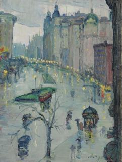 Leon Kroll - Broadway Looking South