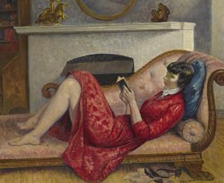Leon Kroll - Interior - Girl Reading