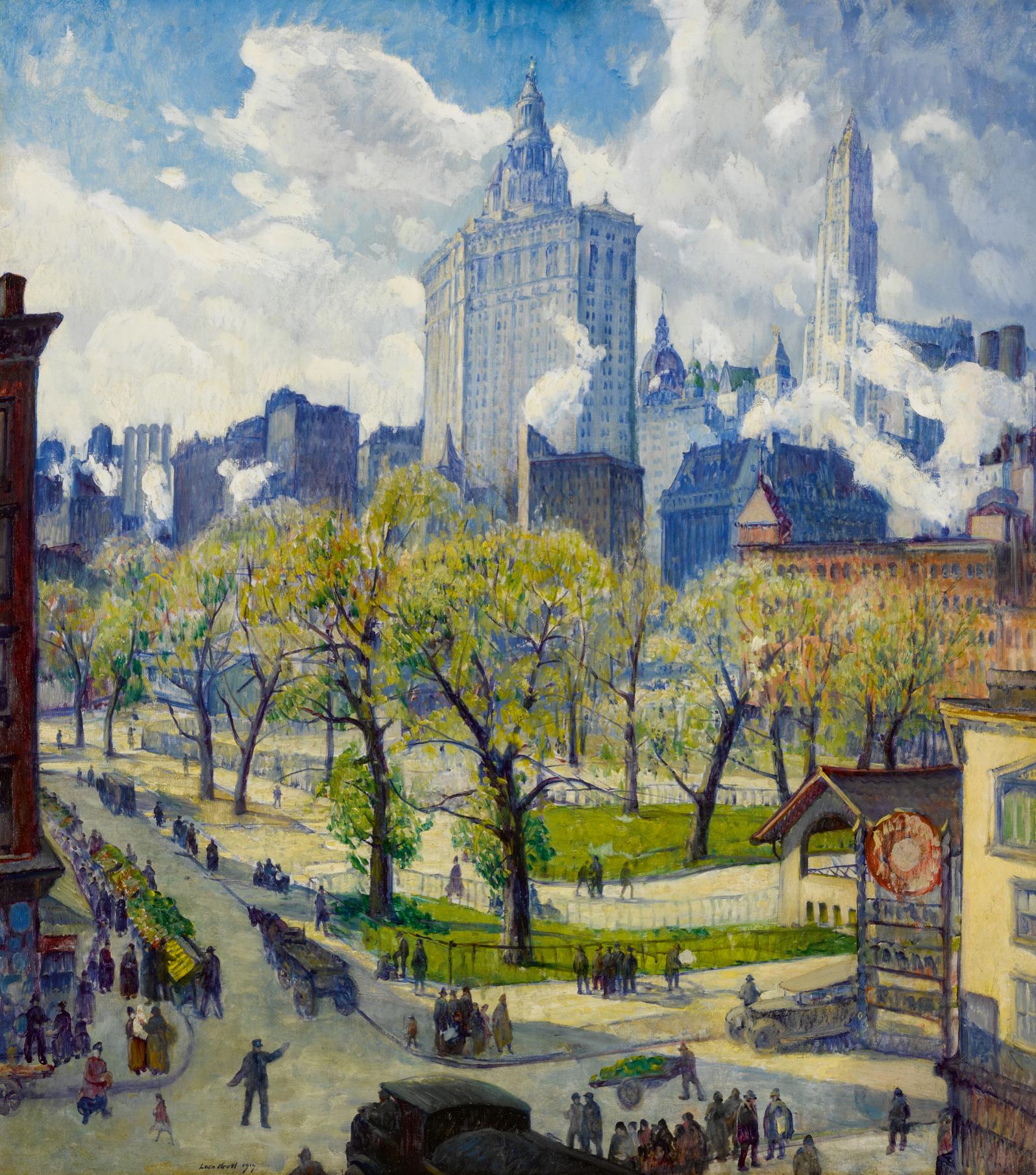 Leon Kroll - Lower Manhattan