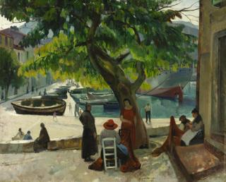 Leon Kroll - Mediterranean Harbor