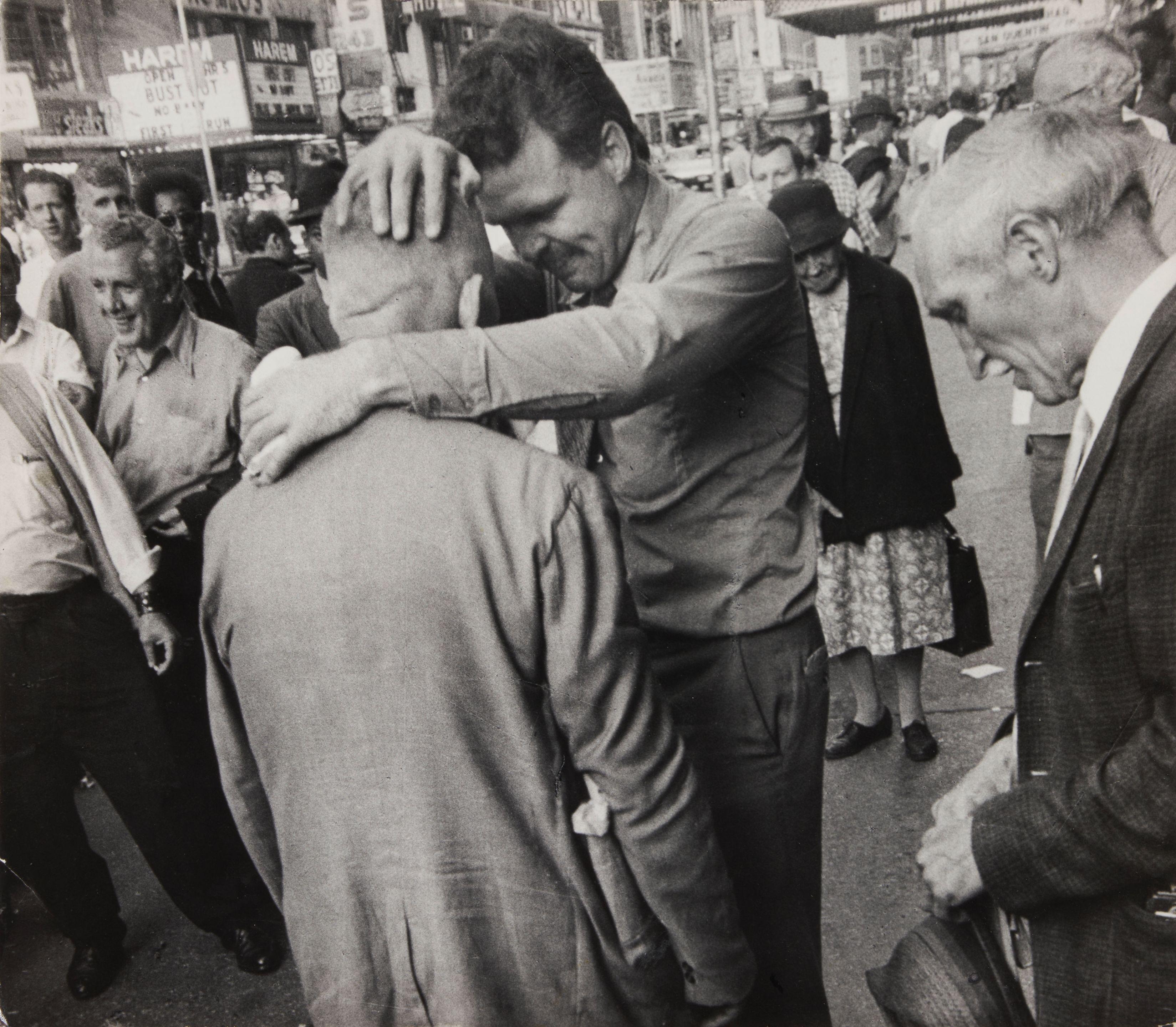 Leon Levinstein - NYC [Times Square, street preacher]