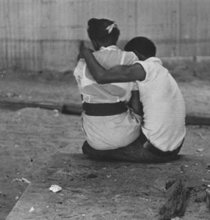 Leon Levinstein - Under the Boardwalk, Coney Island