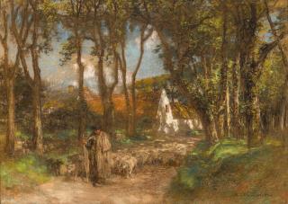 Léon Lhermitte - La ferme des belles-dalles près de Wissant