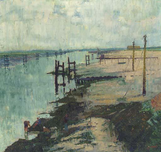 Leon Londot - Chenal à Nieuport Bains