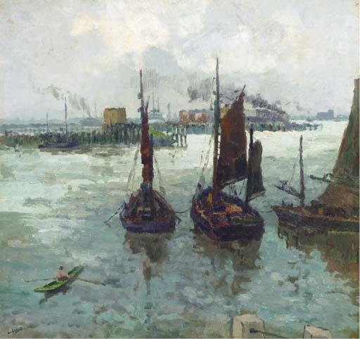 Leon Londot - The Harbour of Antwerp