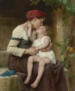Léon Perrault - Frenchmother With Child