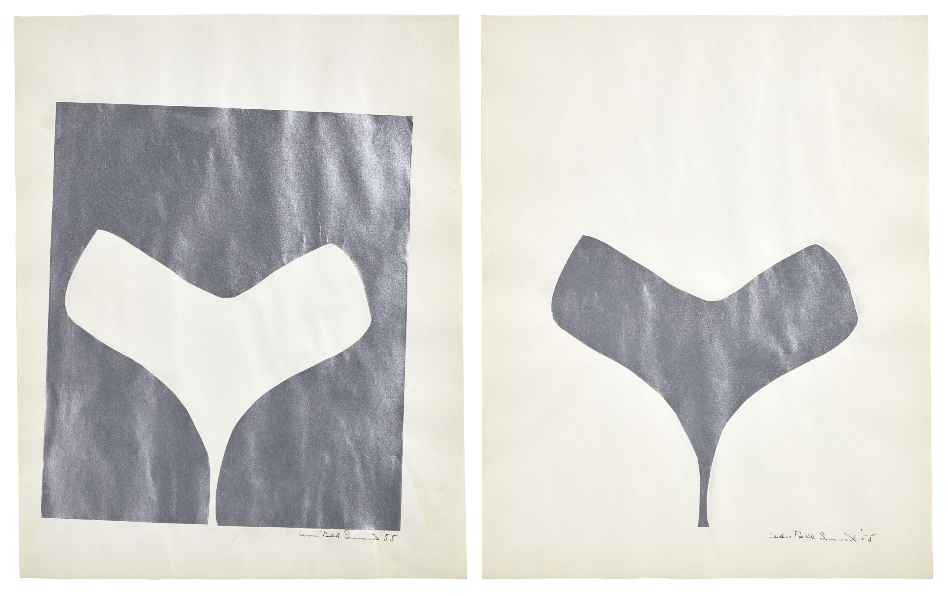 Leon Polk Smith - Lotto di due opere: