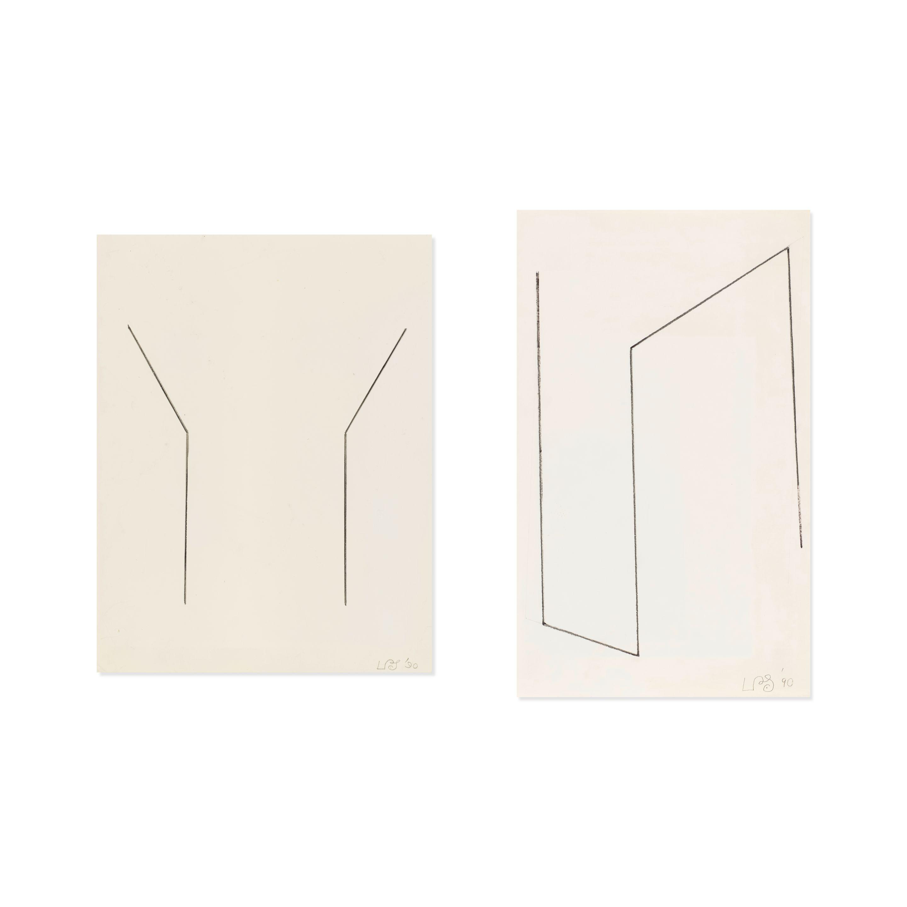 Leon Polk Smith - Two Works on Paper